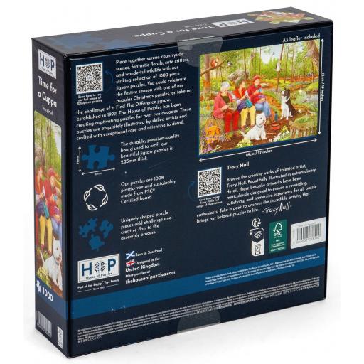 Puzzle Escenas Cotidianas 1000 Piezas House Of Puzzles HP0662 ES HORA DE UNA TAZA DE TE [2]