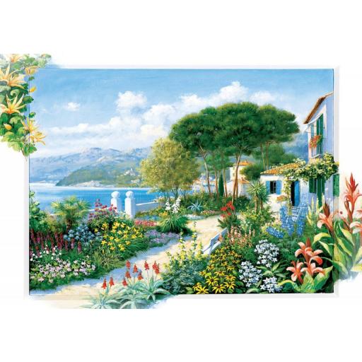 Puzzle de Paisajes y Jardines 1500 Piezas ART PUZZLE 5370 PUEBLO COSTERO