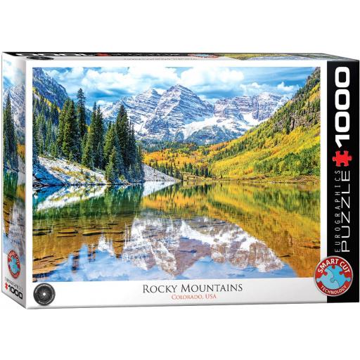 Puzzle de Paisajes 1000 Piezas EuroGraphics 6000-5472 MONTAÑAS ROCOSAS , COLORADO , ESTADOS UNIDOS [1]