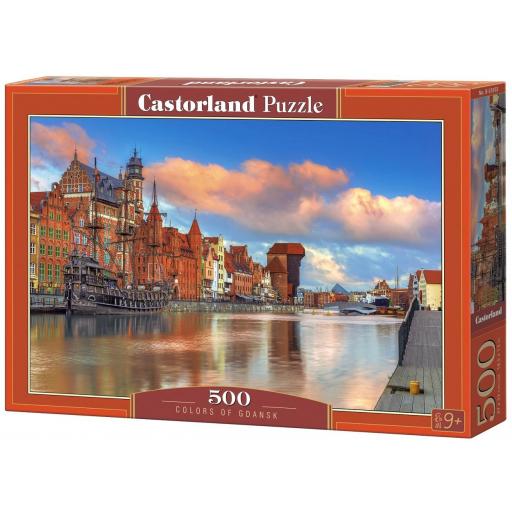 Puzzle de Ciudades 500 Piezas Castorland 53933 95 LOS COLORES DE GDANSK [1]