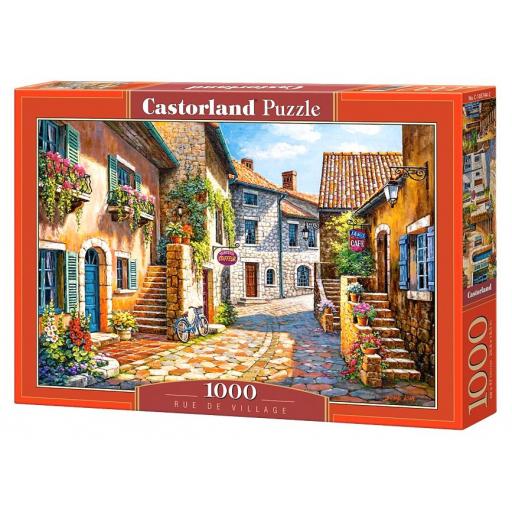 Puzzle de Casas y Pueblos 1000 Piezas Castorland 103744 LA CALLE DEL PUEBLO , de Sung Kim [1]