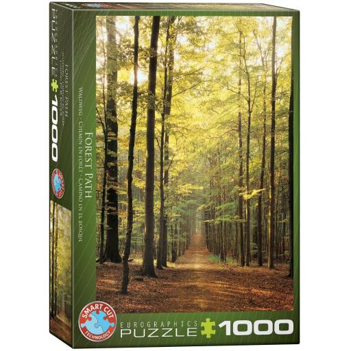 Puzzle de Paisajes , Bosques y Montañas 1000 Piezas EuroGraphics 6000-3846 CAMINO EN EL BOSQUE [1]