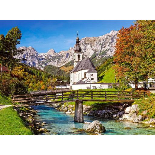 Puzzle de Paisajes de los Alpes 3000 Piezas Castorland 300464 RAMSAU EN BAVIERA , ALEMANIA