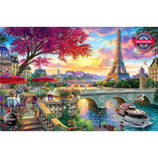 Puzzle de Paris y La Torre Eiffel 3000 Piezas ANATOLIAN 4919 PRIMAVERA EN PARIS [1]