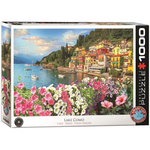 Puzzle de Paisajes Italianos 1000 Piezas EuroGraphics 6000-5763 LAGO DE COMO , ITALIA [1]