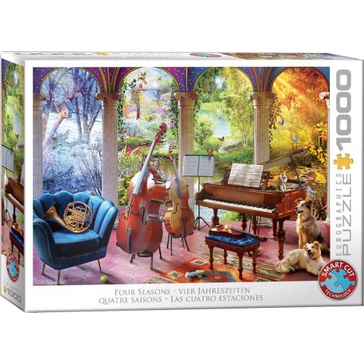 Puzzle de Musica e Instrumentos Musicales 1000 Piezas EuroGraphics 6000-6013 LAS CUATRO ESTACIONES [1]