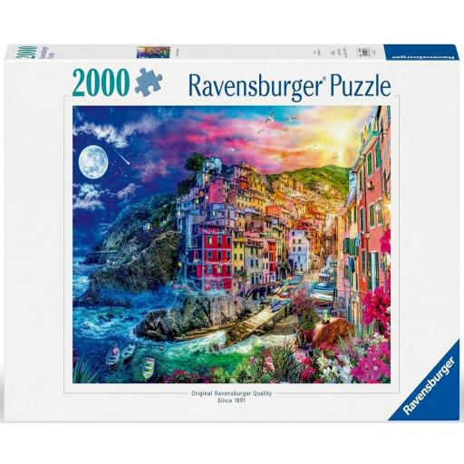 Puzzle Paisajes Italianos 2000 Piezas Ravensburger 12000803 COLORIDAS CINQUE TERRE , ITALIA [1]