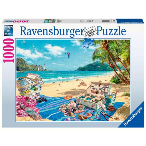 Puzzle de Playas 1000 Piezas Ravensburger 17321 LA COLECCION DE CONCHAS [1]