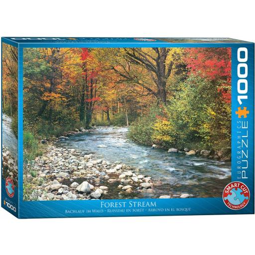 Puzzle de Paisajes de Otoño 1000 Piezas EuroGraphics 6000-2132 ARROYO EN EL BOSQUE [1]