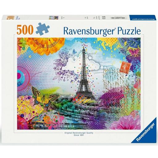 Puzzle 500 Piezas Ravensburger 12000722 POSTAL DE PARIS [1]