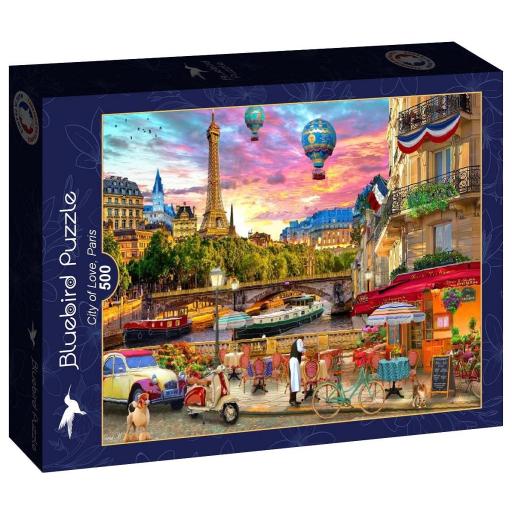 Puzzle 500 Piezas Bluebird 90830 PARIS , CIUDAD DEL AMOR [1]