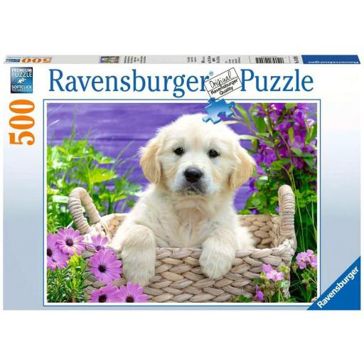 Puzzle 500 Piezas Ravensburger 14829 DULCE GOLDEN RETRIEVER [1]