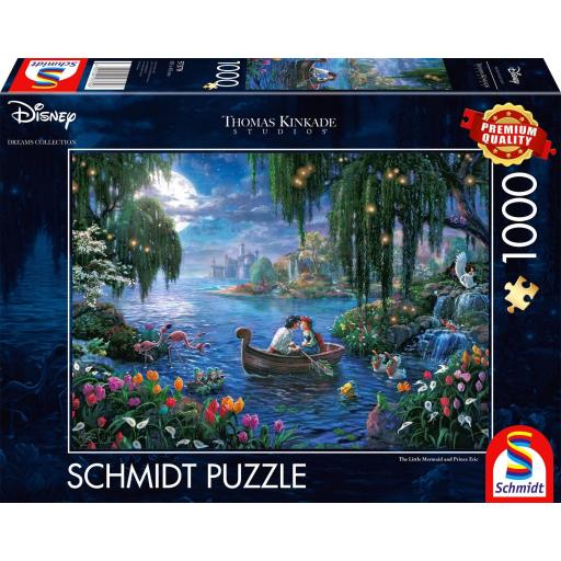 Puzzle Walt Disney 1000 Piezas Schmidt 57370 LA SIRENITA Y EL PRINCIPE ERIC , de Thomas Kinkade [1]