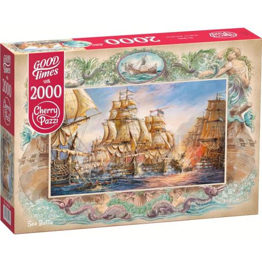 Puzzle de Barcos 2000 Piezas Cherry Pazzi 50026 BATALLA NAVAL [1]