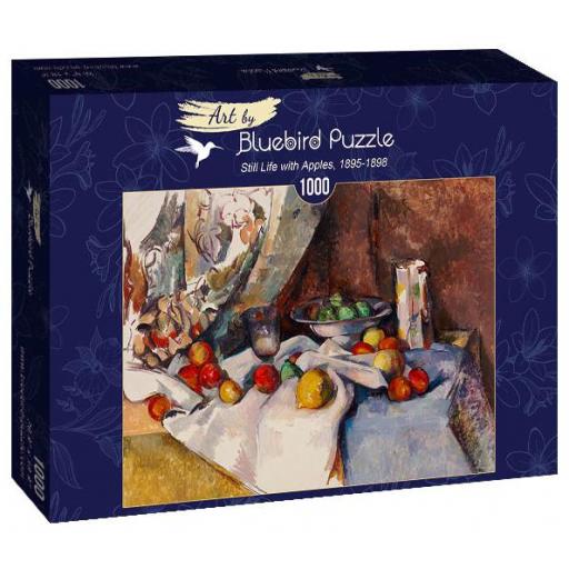 Puzzle Pintura BODEGON CON MANZANAS de Paul Cezanne 1000 Piezas Bluebird 60132 [1]