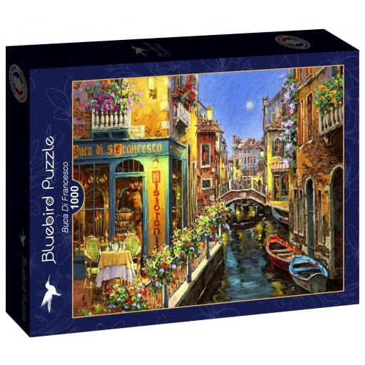 Puzzle 1000 Piezas Bluebird 90350 RESTAURANTE BUCA DI SAN FRANCESCO , de Viktor Shvaiko [1]