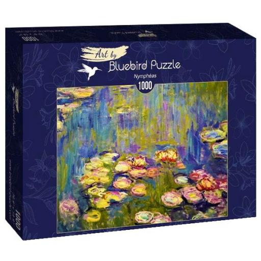 Puzzle del Cuadro LOS NENUFARES de CLAUDE MONET 1000 Piezas Bluebird 60044 [1]