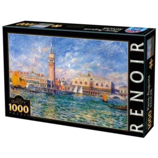 Puzzle de Arte 1000 Piezas D-TOYS 74911 EL PALACIO DUCAL , VENECIA , de Pierre-Auguste Renoir [1]