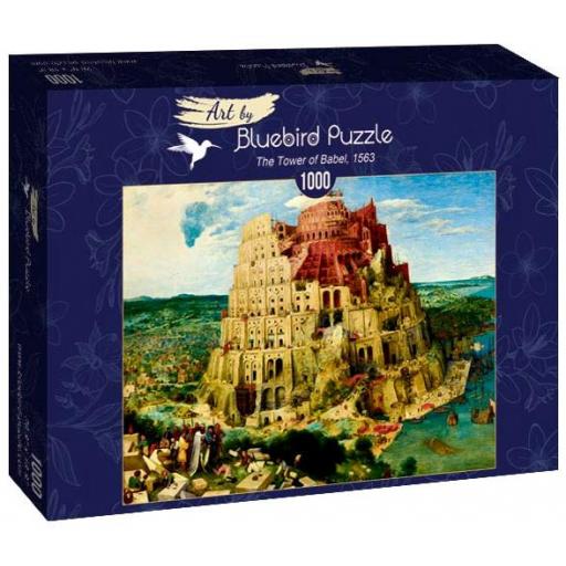 Puzzle Pintura LA TORRE DE BABEL de Pieter Brueghel 1000 Piezas Bluebird 60027 [1]