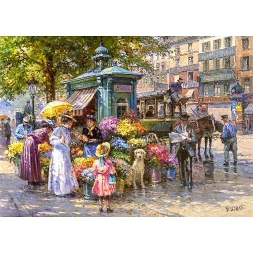 Puzzle 1000 Piezas Cherry Pazzi 30226 MERCADO DE FLORES