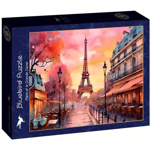 Puzzle 1000 Piezas Bluebird 90544 PARIS Y LA GRAN DAMA [1]