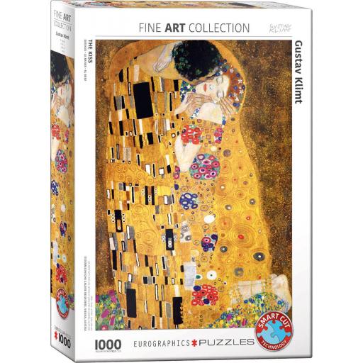 Puzzle de Arte 1000 Piezas EuroGraphics 6000-4365 EL BESO , de Gustav Klimt [1]