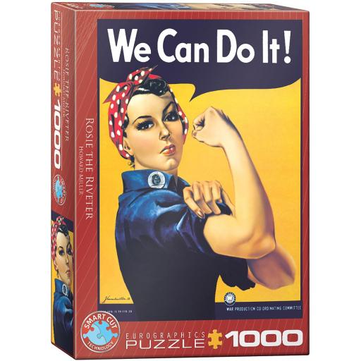 Puzzle Carteles y Posters Antiguos Retro Vintage 1000 Piezas EuroGraphics 6000-1292 ROSIE LA REMACHADORA [1]