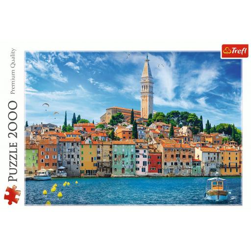 Puzzle Trefl 27114 Rovinj , Croacia de 2000 Piezas [1]