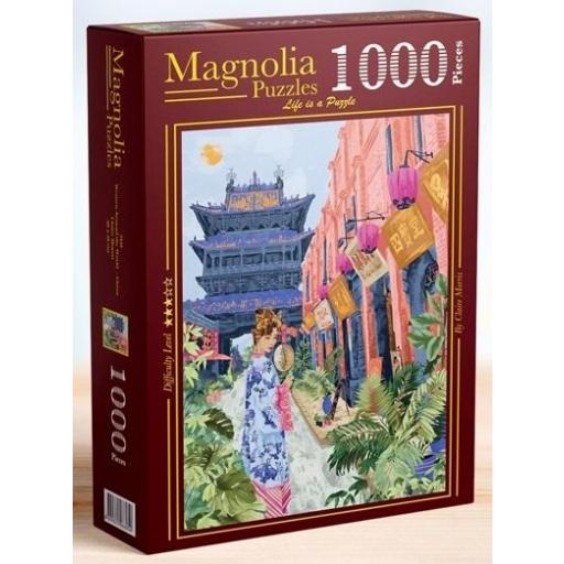 Puzzle 1000 Piezas Magnolia 3441 CHINA , de Claire Morris , Colección Mujeres Alrededor del Mundo [1]