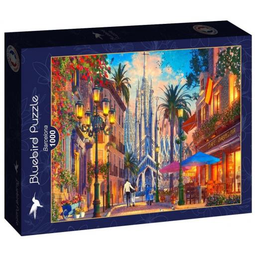 Puzzle Ciudades de Europa 1000 Piezas Bluebird 90824 BARCELONA , de Dominic Davison [1]