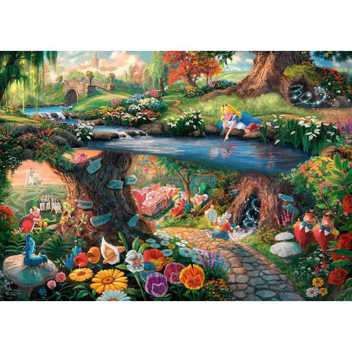 Puzzle Disney 1000 Piezas Schmidt 59636 ALICIA EN EL PAIS DE LAS MARAVILLAS , de Thomas Kinkade [0]