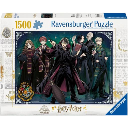 Puzzle Harry Potter 1500 Piezas Ravensburger 12001222 GRYFFINDOR VS SLYTHERIN [1]