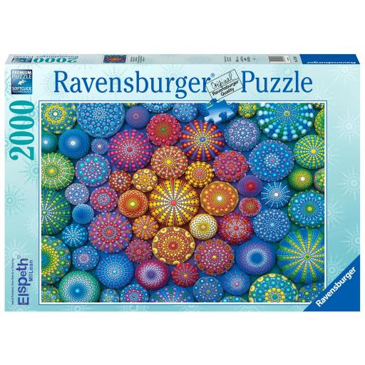 Puzzle Challenge Desafio Imposible 2000 Piezas Ravensburger 17134 MANDALA ARCOIRIS [1]