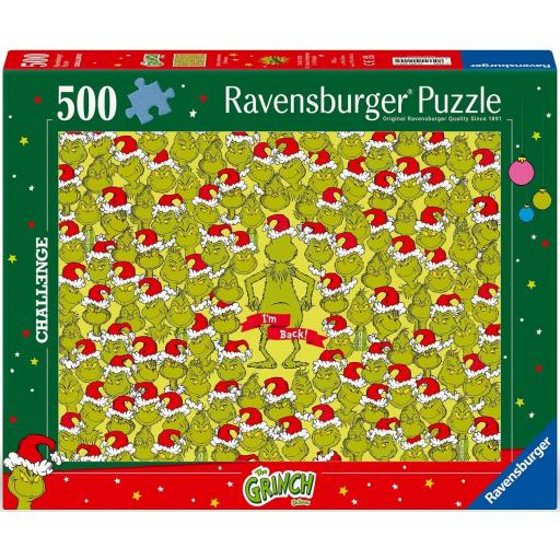 Puzzle Navideño 500 Piezas Ravensburger 12001224 EL GRINCH CHALLENGE DE NAVIDAD [1]