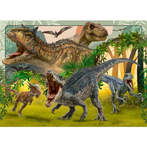 Bumper Puzzle Pack 4 x 100 Piezas de Dinosaurios Ravensburger 05619 BIENVENIDO A JURASSIC WORLD [2]