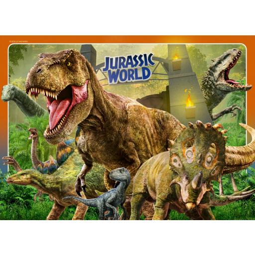 Bumper Puzzle Pack 4 x 100 Piezas de Dinosaurios Ravensburger 05619 BIENVENIDO A JURASSIC WORLD [3]