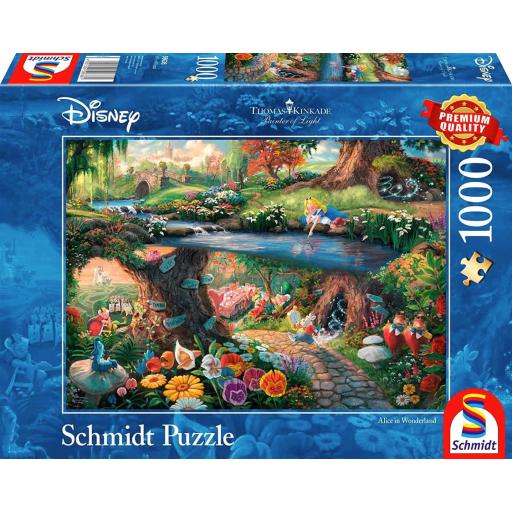 Puzzle Disney 1000 Piezas Schmidt 59636 ALICIA EN EL PAIS DE LAS MARAVILLAS , de Thomas Kinkade [1]
