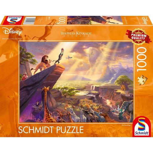 Puzzle Walt Disney 1000 Piezas Schmidt 59673 EL REY LEON , de Thomas Kinkade [1]