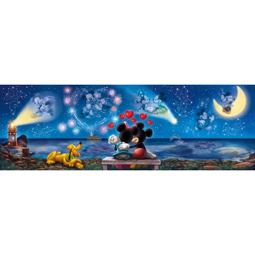 Puzzle Disney Panoramico 1000 Piezas Clementoni Panorama 39449 DISNEY CLASSIC - MICKEY Y MINNIE