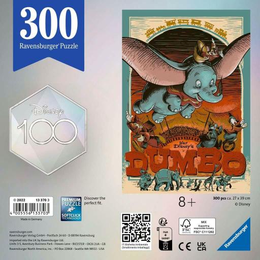 Puzzle 100º Aniversario Disney 300 Piezas Ravensburger 13370 DUMBO [2]