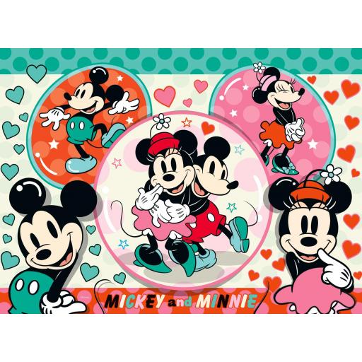 Puzzle Infantil Disney 150 Piezas XXL Ravensburger 13325 MICKEY Y MINNIE ENAMORADOS [0]