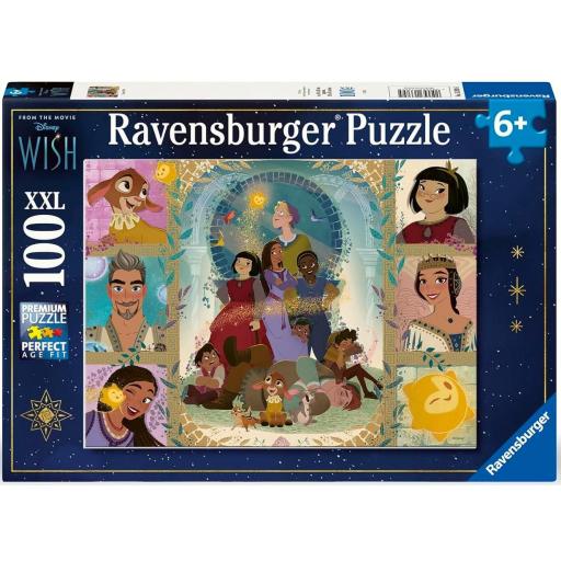 Puzzle Infantil Disney Wish 100 Piezas XXL Ravensburger 13389 WISH : EL PODER DE LOS DESEOS [1]