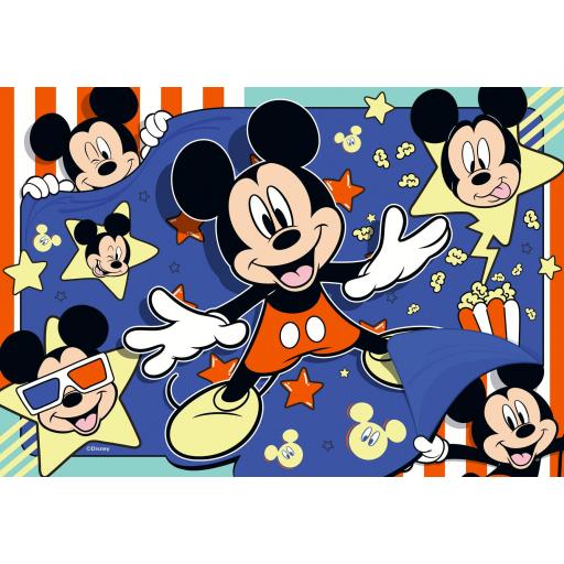 Puzzle Infantil Disney MICKEY MOUSE 2 x 24 Piezas Ravensburger 05578 Cine en 3D [1]