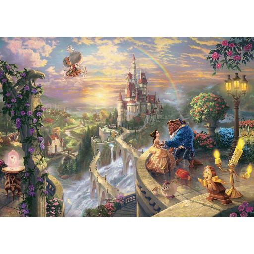 Puzzle Walt Disney 1000 Piezas Schmidt 59475 LA BELLA Y LA BESTIA , de Thomas Kinkade