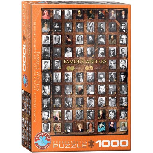 Puzzle Educativo Historia y Literatura 1000 Piezas EuroGraphics 6000-0249 ESCRITORES FAMOSOS [1]