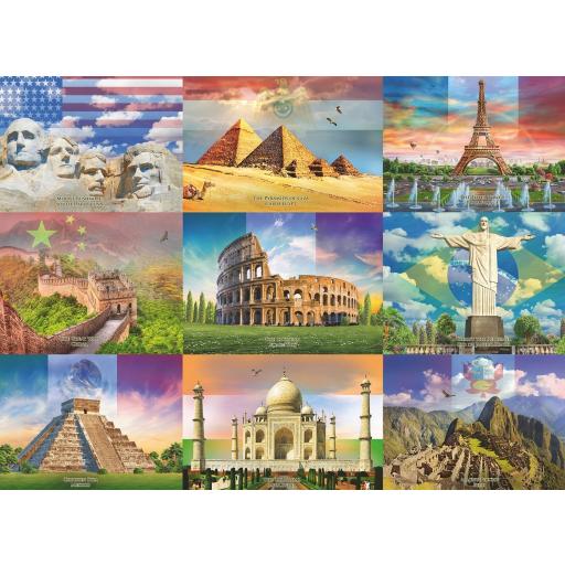 Puzzle Infantil Educativo 200 Piezas XXL Ravensburger 13290 MONUMENTOS DEL MUNDO