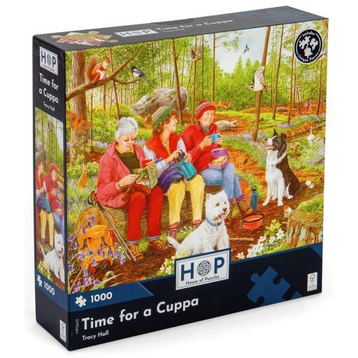 Puzzle Escenas Cotidianas 1000 Piezas House Of Puzzles HP0662 ES HORA DE UNA TAZA DE TE [1]