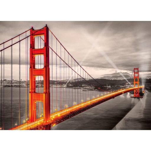 Puzzle Blanco y Negro 1000 Piezas EuroGraphics 6000-0663 PUENTE GOLDEN GATE , SAN FRANCISCO , ESTADOS UNIDOS