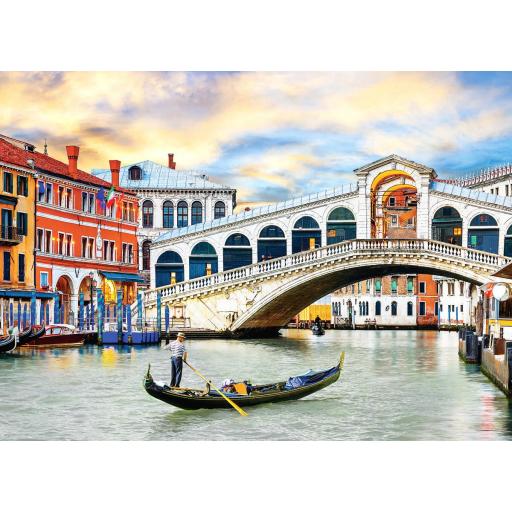 Puzzle de Ciudades 1000 Piezas EuroGraphics 6000-0766 PUENTE DE RIALTO , VENECIA , ITALIA