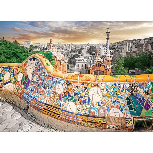 Puzzle de Ciudades y Monumentos 1000 Piezas EuroGraphics 6000-0768 PARK GÜELL , BARCELONA